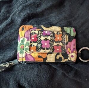 Vera Bradley  ID wallet and change purse in multicolored floral design